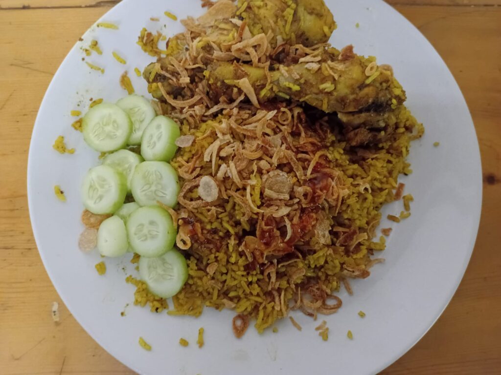 Kao Mok Gai Serviervorschlag