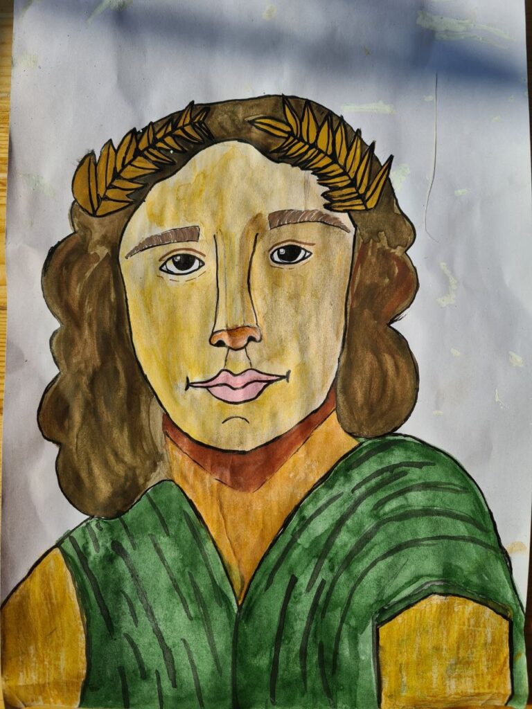 Apollon Zeichnung