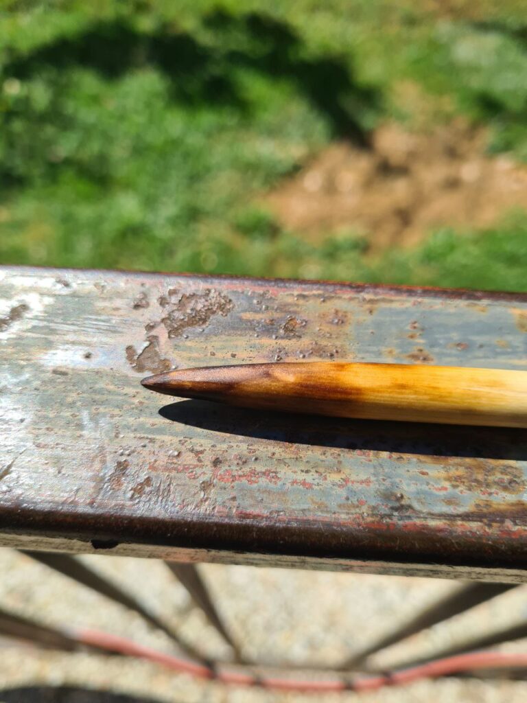 Angespitzte Pfeilspitze