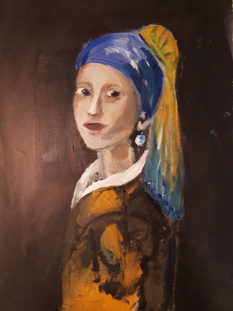 Freie Kopie "Das Mädchen mit dem Perlenohrring"