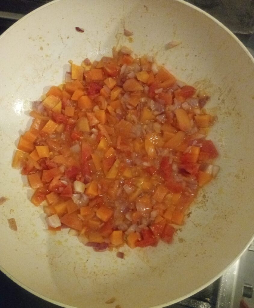 Gemüse angebraten