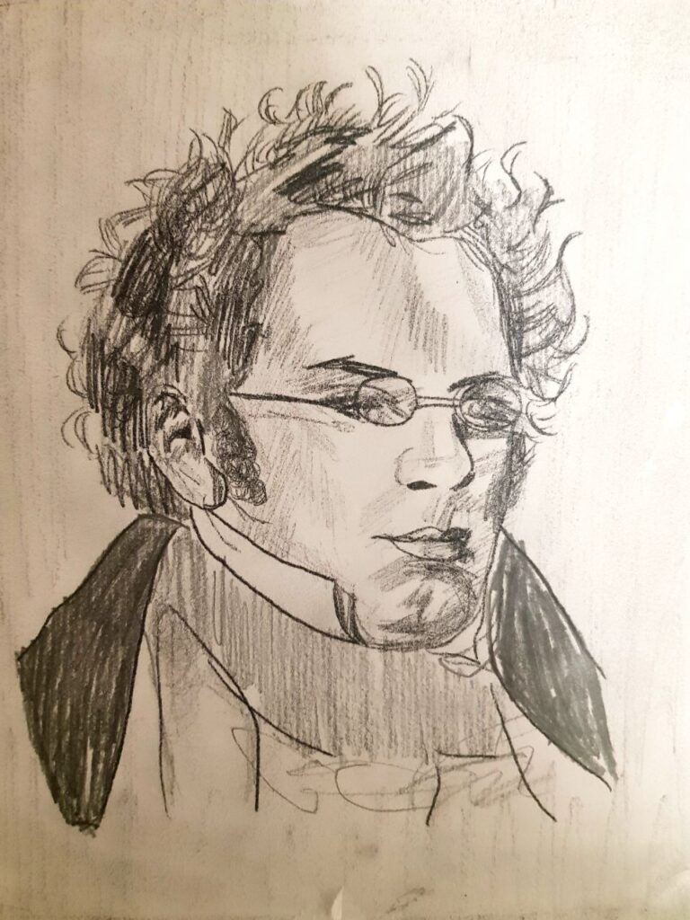 Franz Schubert Portrait by Foxy